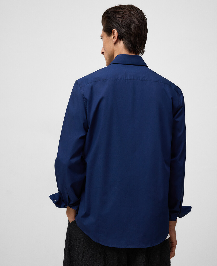 chemise homme à col italien coupe classique