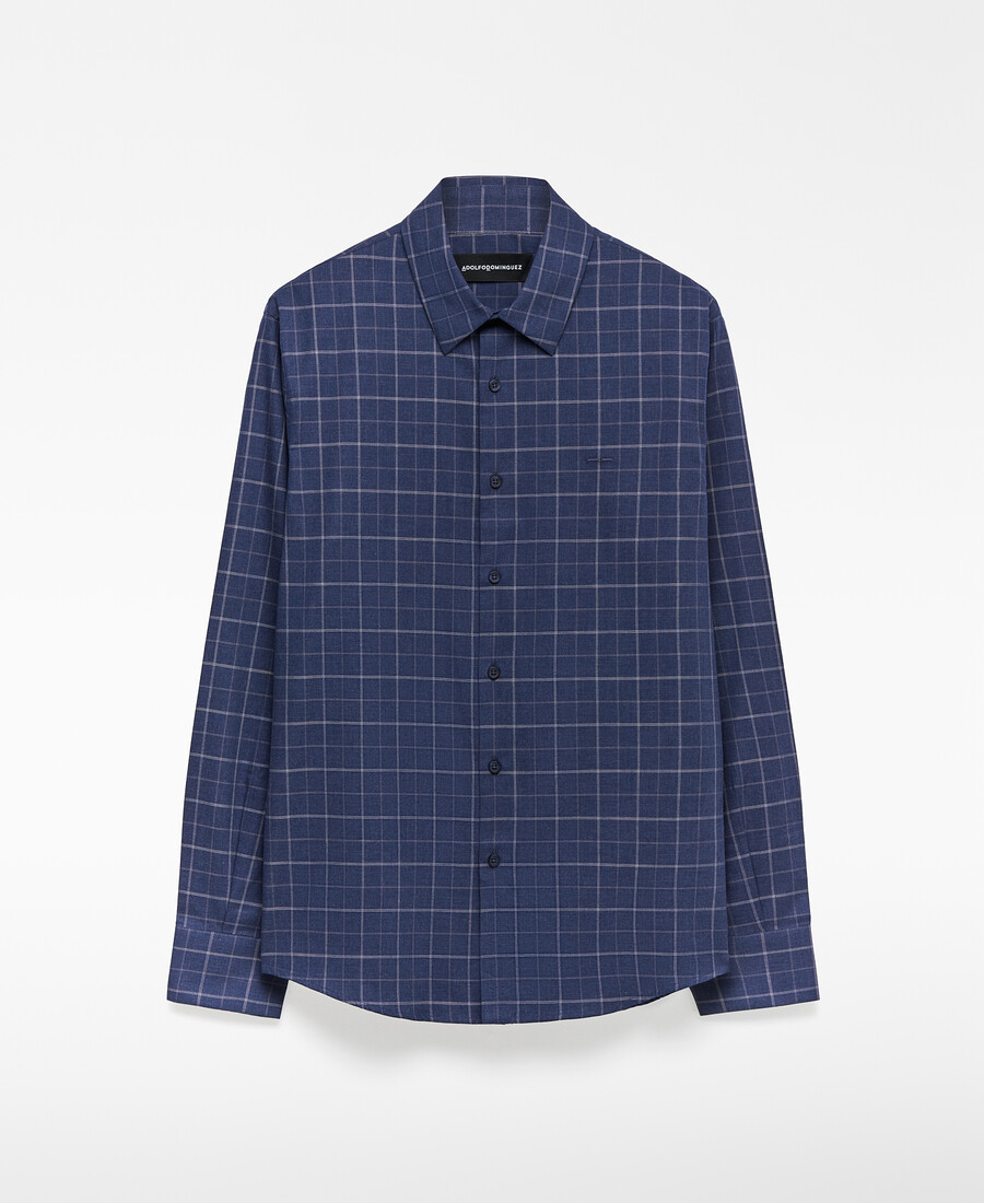 chemise à carreaux coupe classique homme