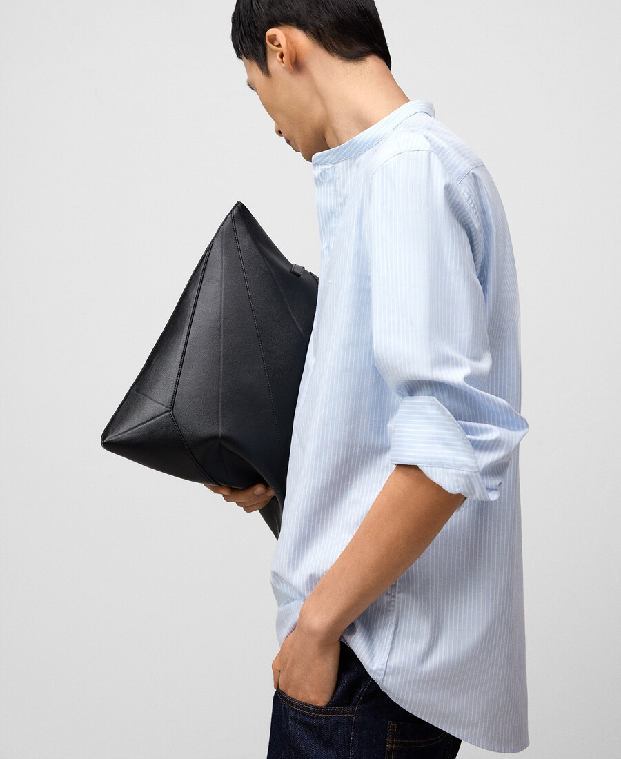chemise rayée de grand-père homme