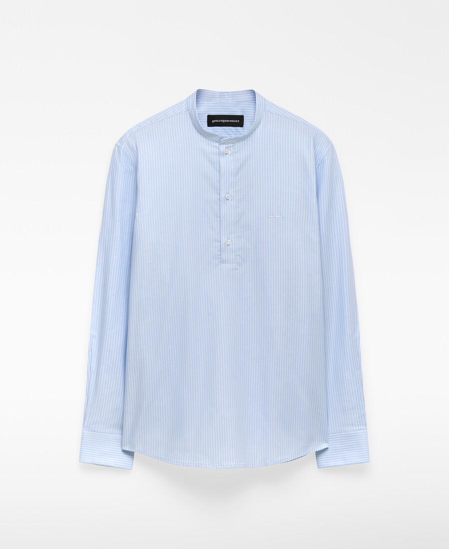 chemise rayée de grand-père homme
