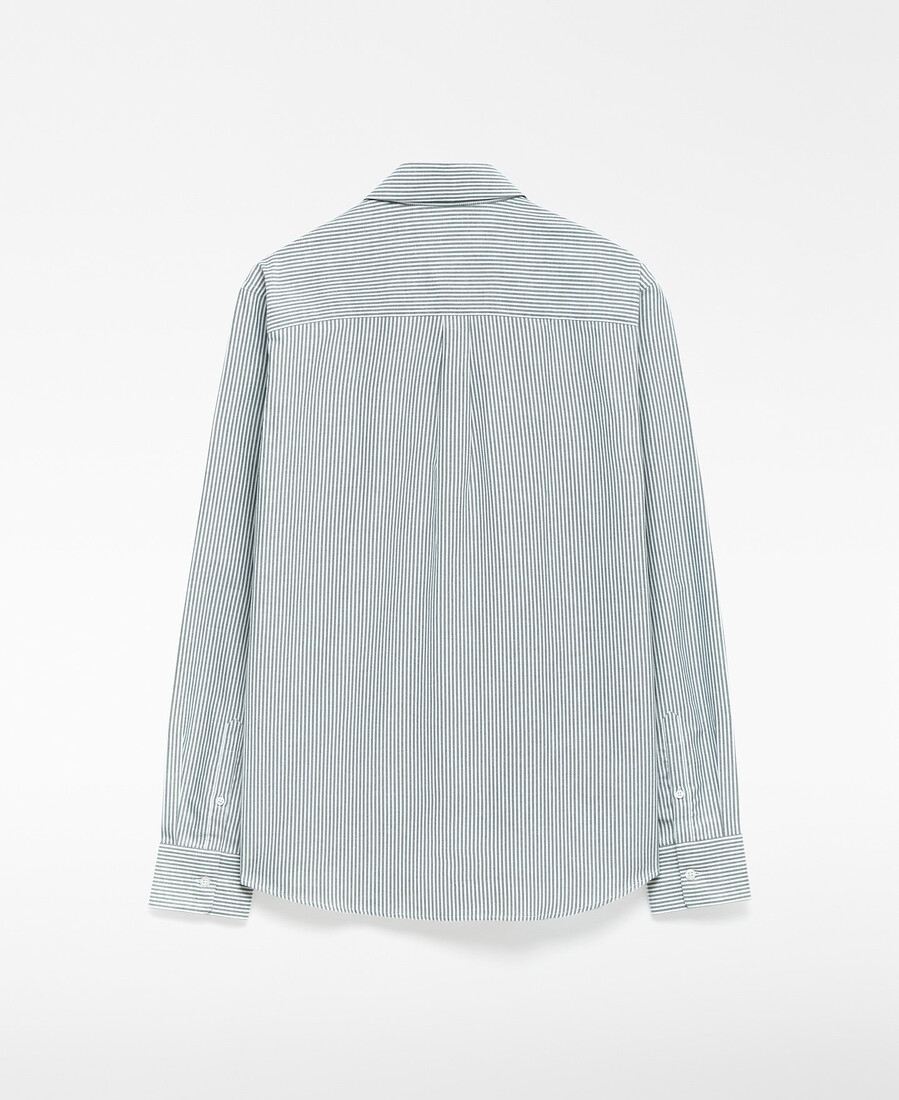 chemise homme rayée en coton coupe classique