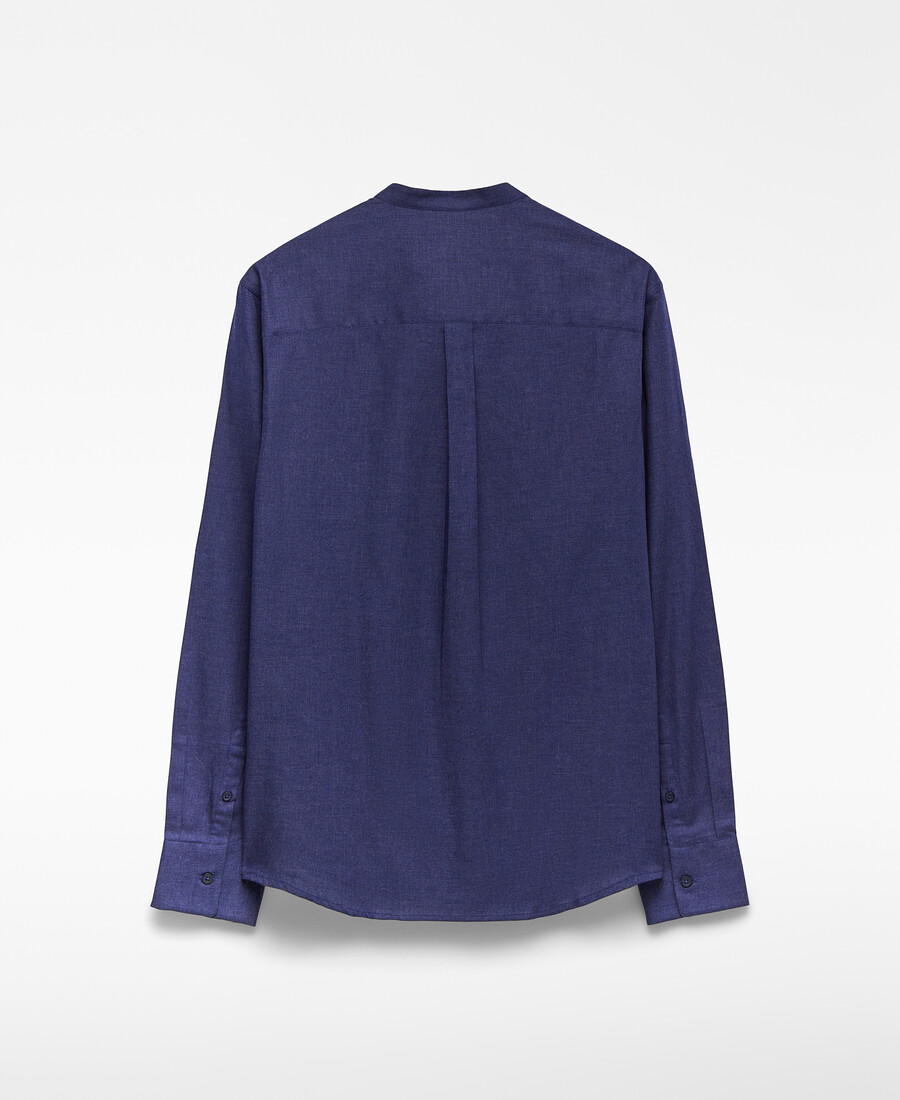 chemise homme à col mandarin coupe classique