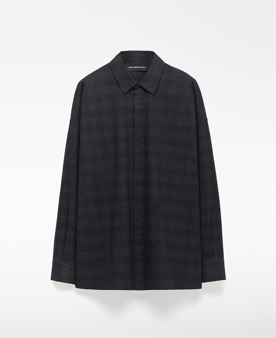 chemise à carreaux oversize homme