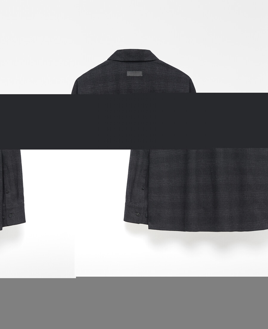 chemise à carreaux oversize homme