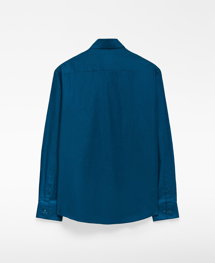 chemise homme à col italien coupe classique