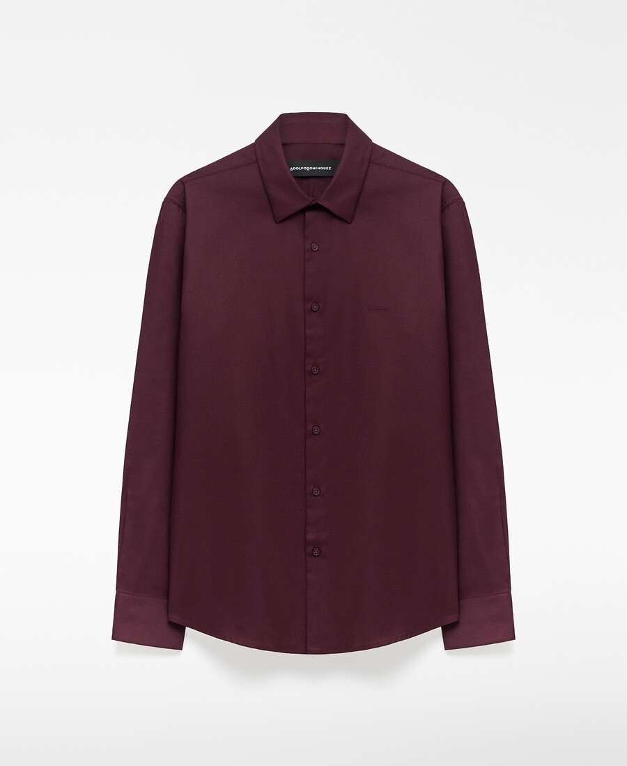 chemise homme en coton biologique à col italien