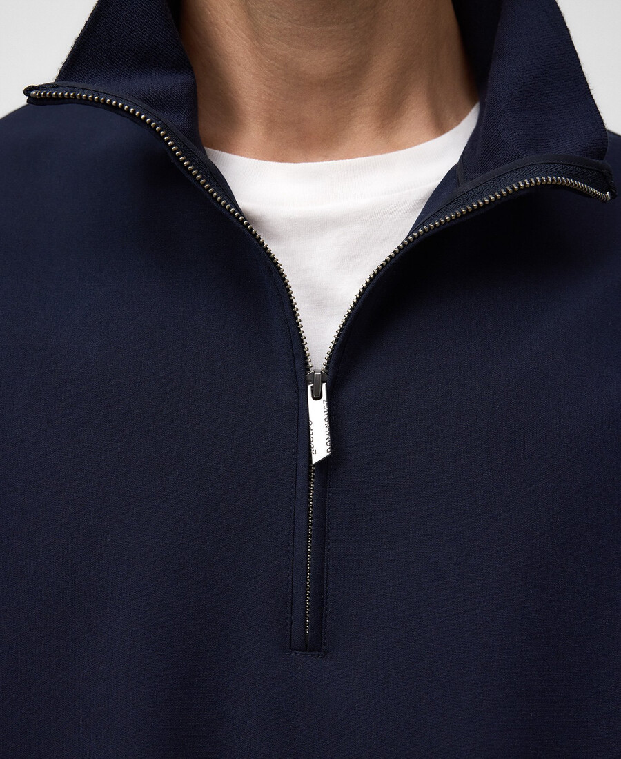 chemise homme à fermeture éclair et coupe décontractée