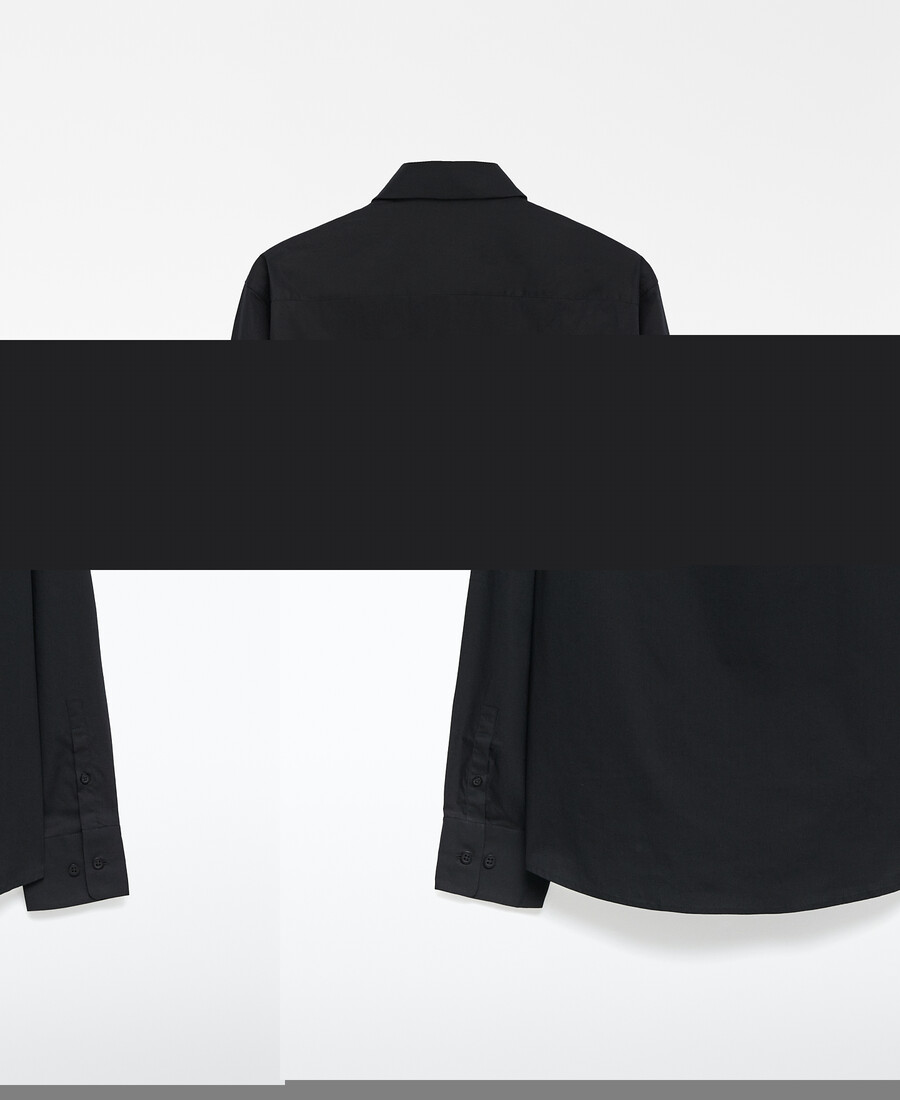 chemise homme à col italien coupe ajustée