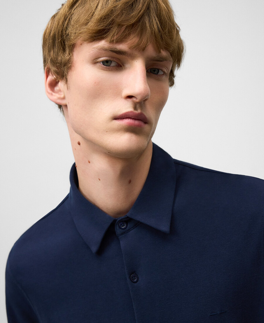 chemise homme en coton biologique à col italien