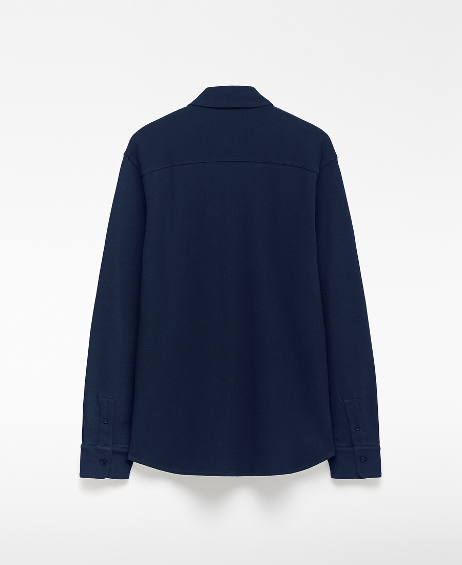 chemise homme en coton biologique à col italien