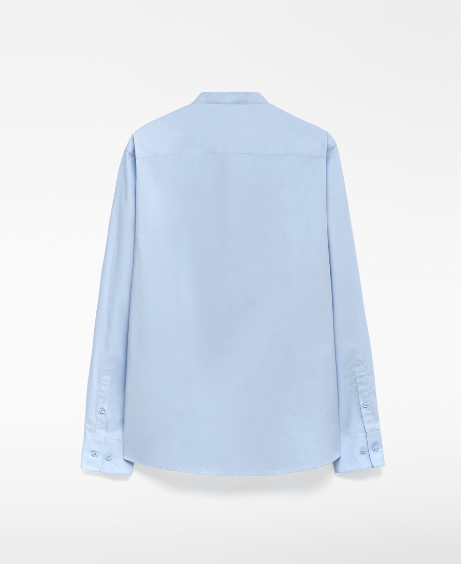 chemise homme à col mandarin coupe classique