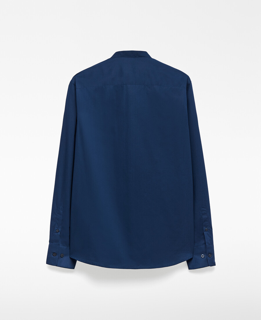 chemise homme à col mandarin coupe classique