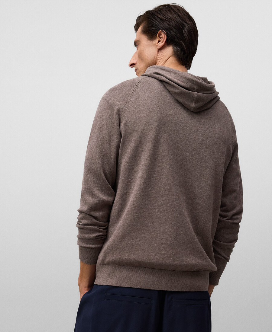 sweat-shirt homme en maille de coton biologique