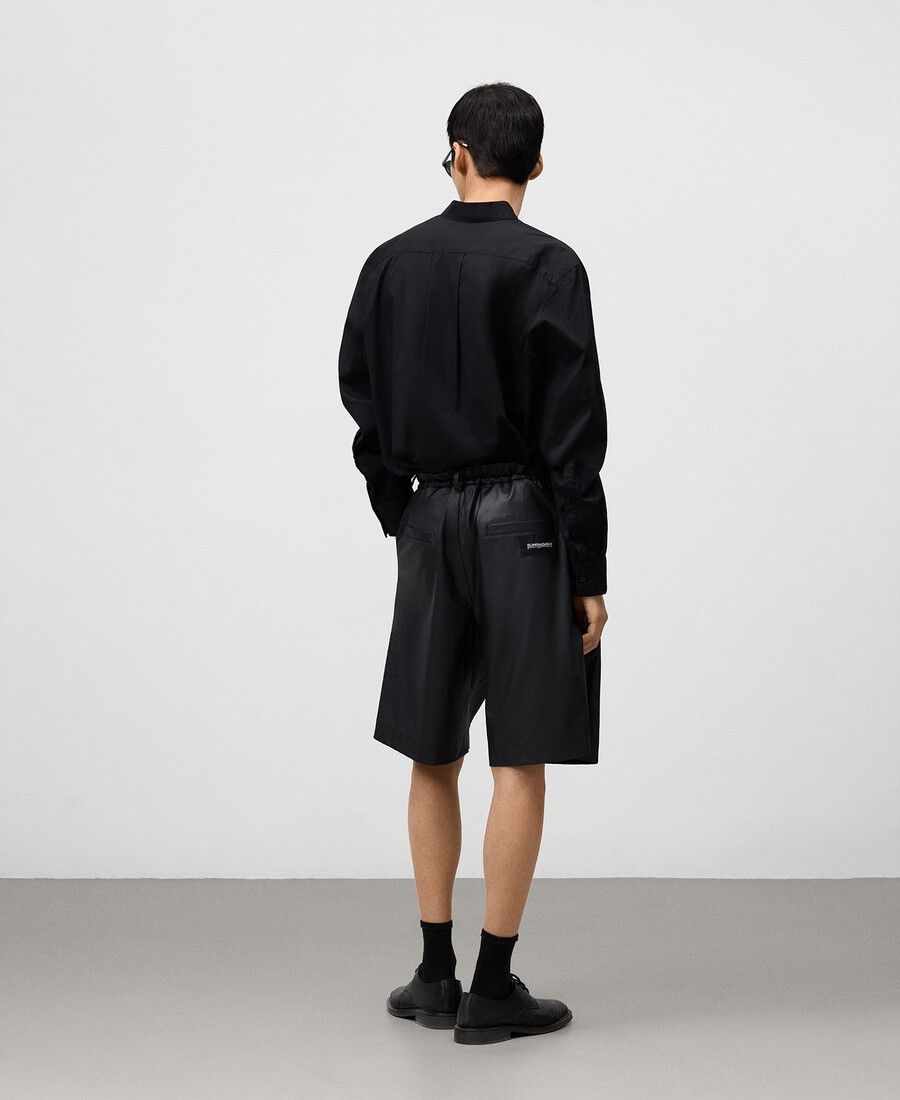 bermuda noir coupe décontractée pour homme