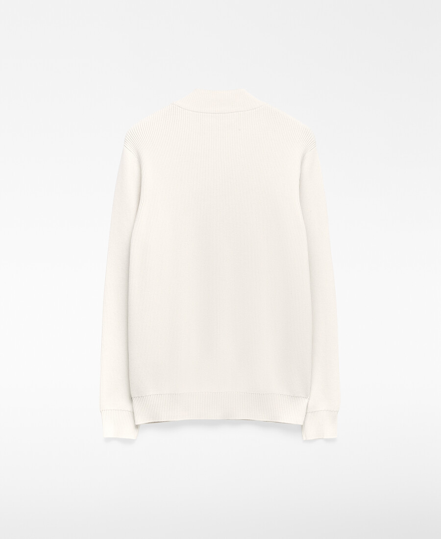gilet homme en maille côtelée de coton biologique
