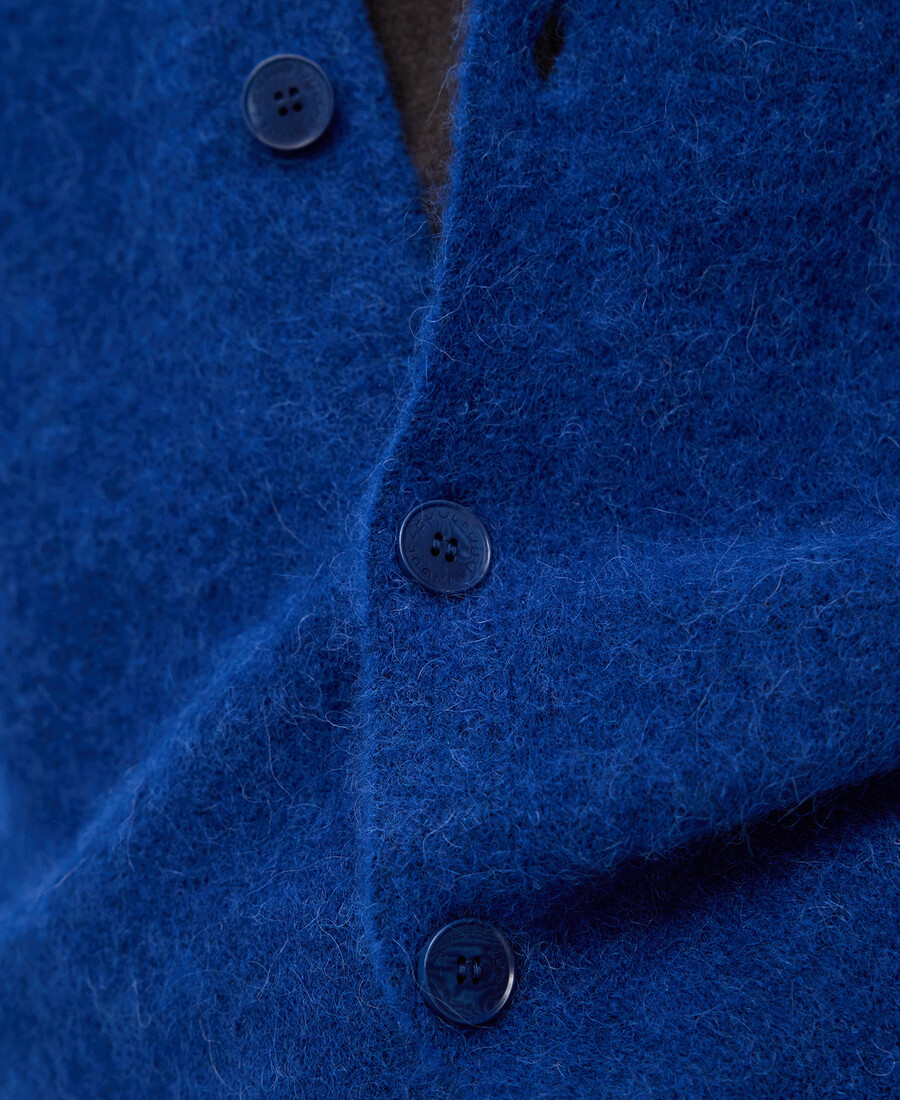 gilet homme en maille à col v
