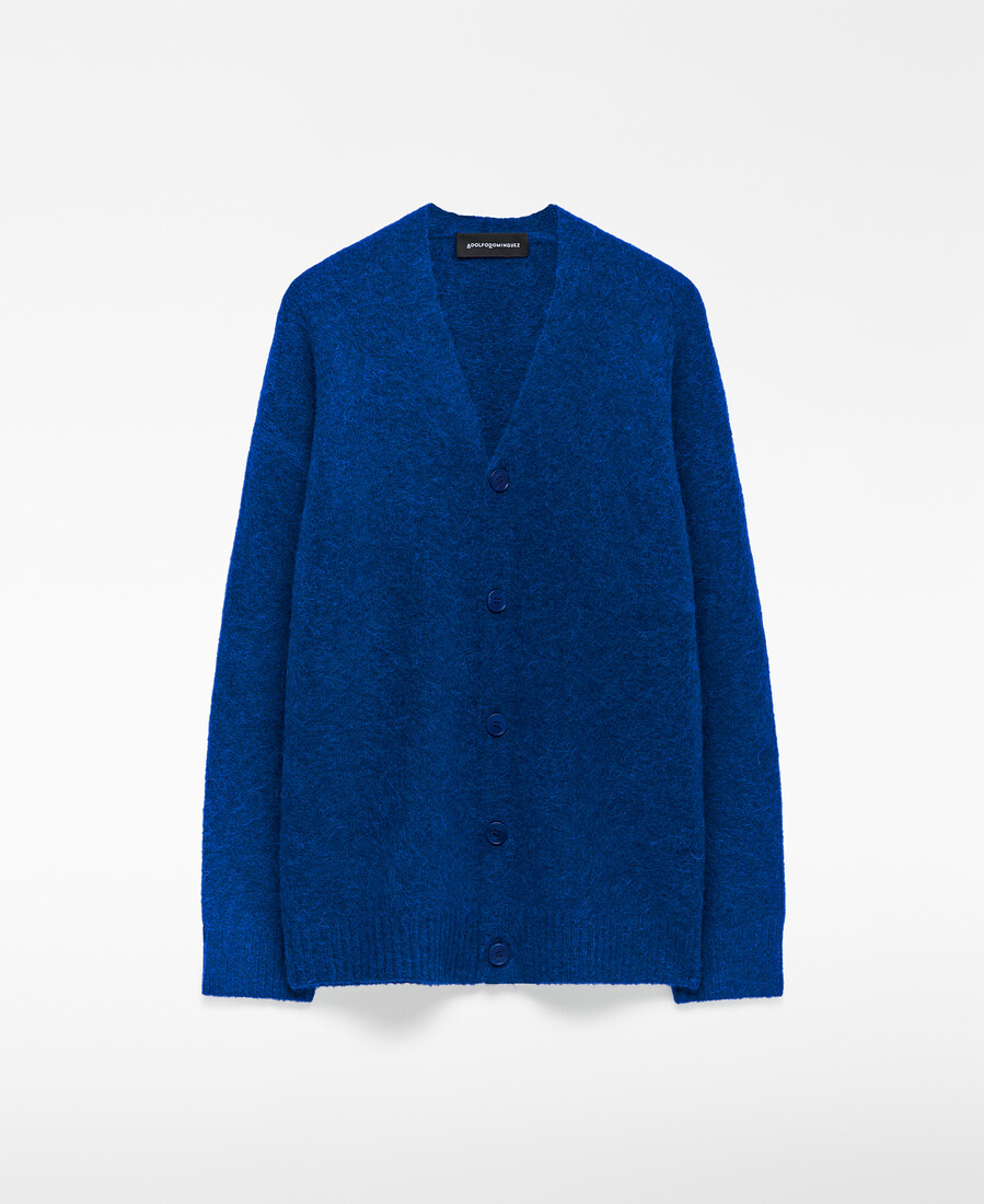 gilet homme en maille à col v