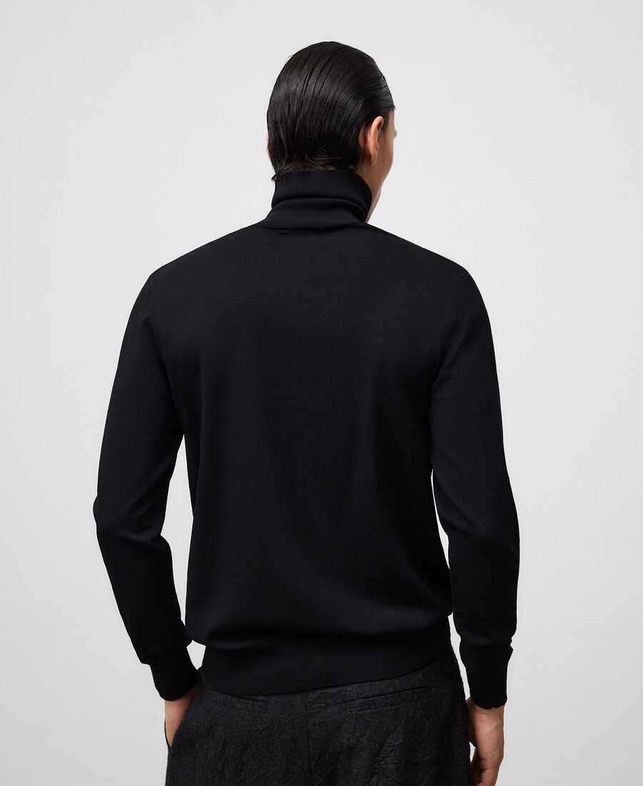 pull à col roulé slim pour homme
