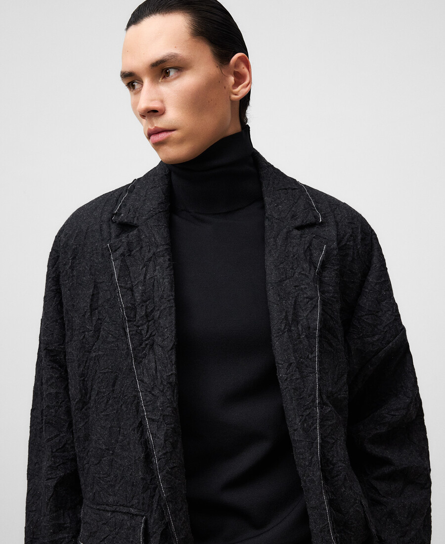 pull à col roulé slim pour homme