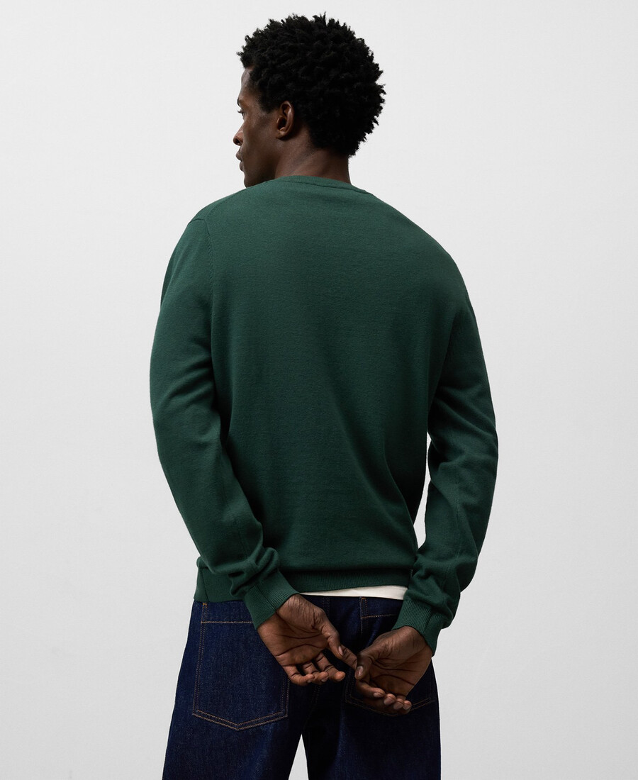 pull homme à col rond coupe classique