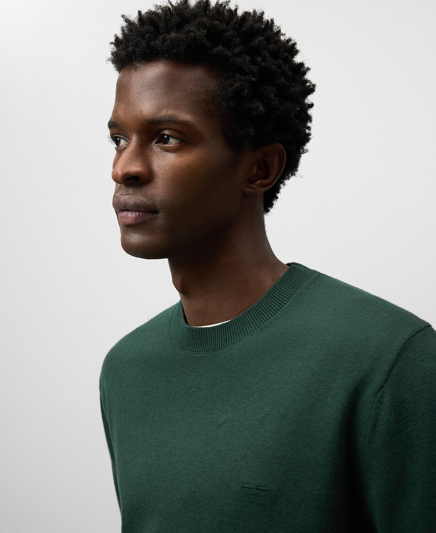 pull homme à col rond coupe classique