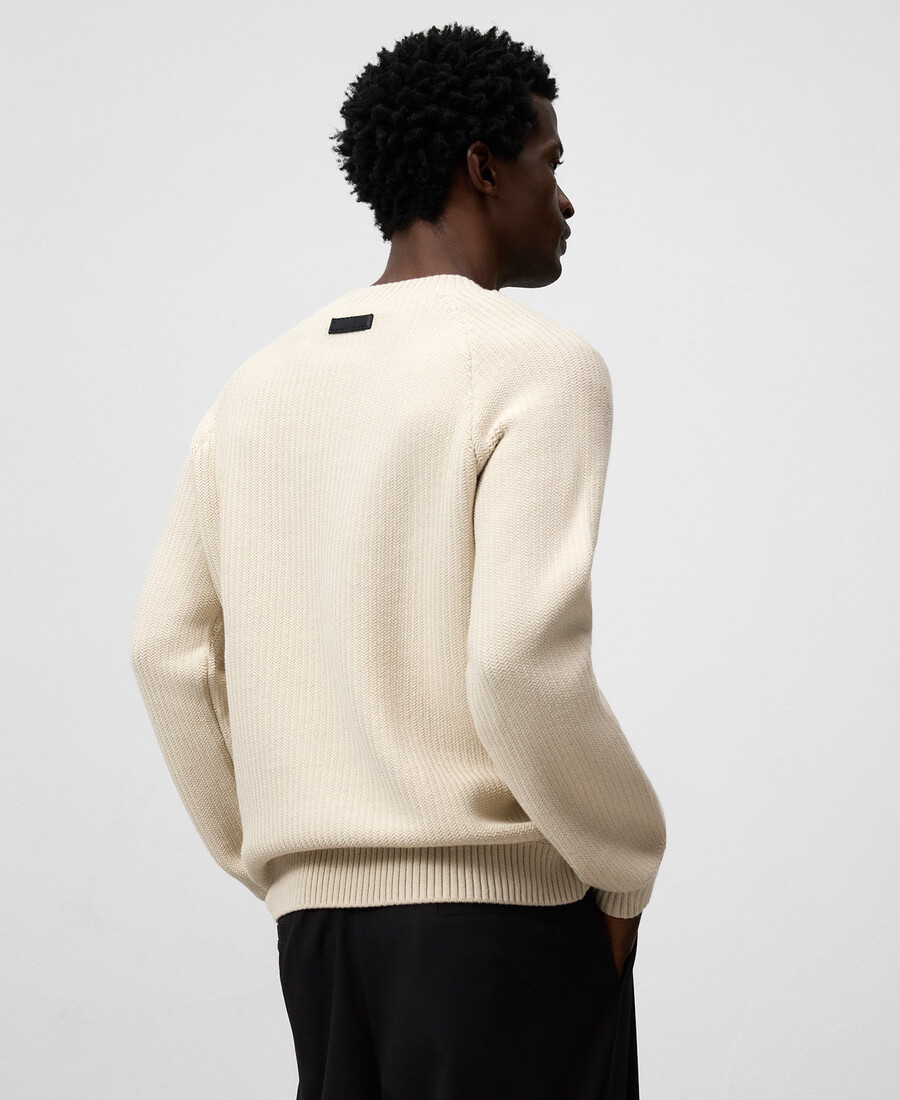 pull en maille à col en v pour homme