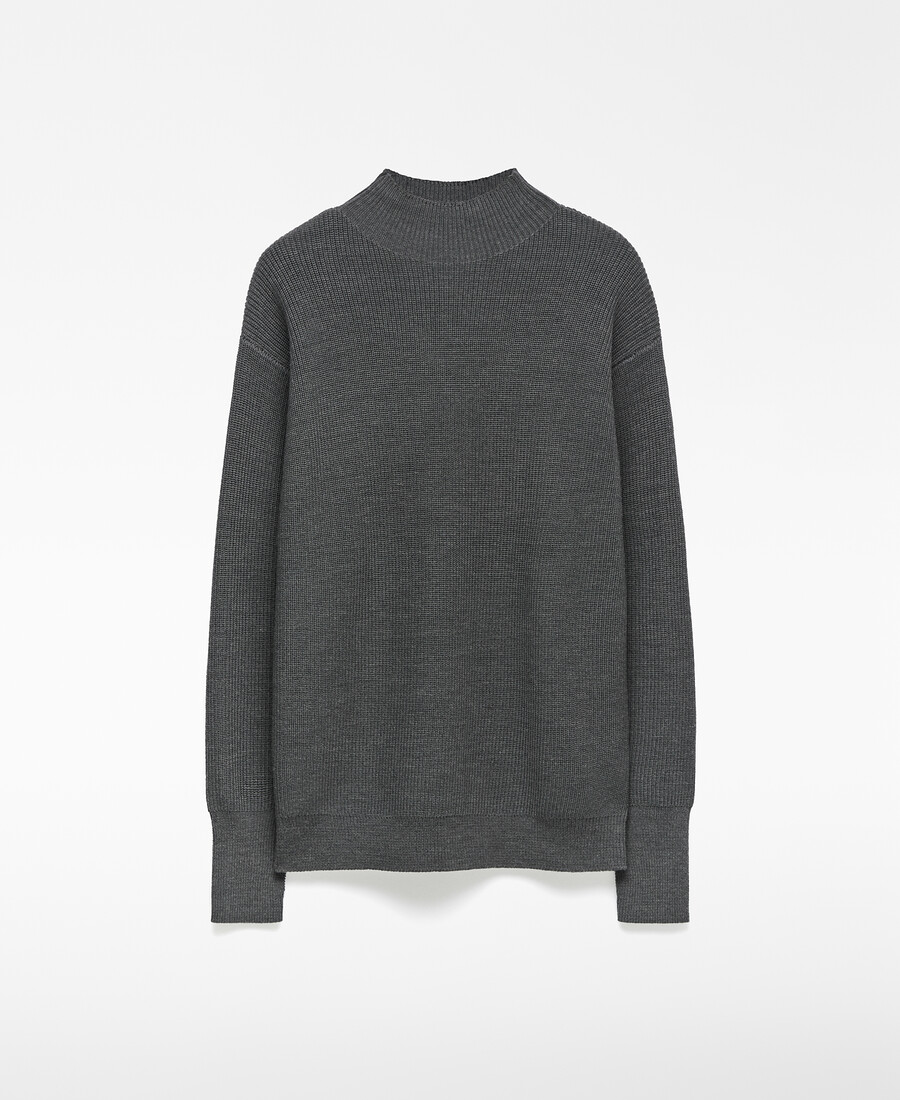 pull en maille à col perkins pour homme