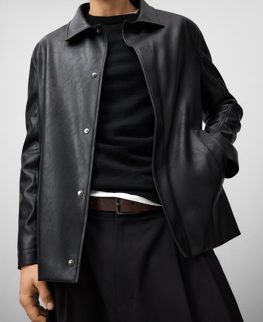 pull homme en laine mérinos à col rond