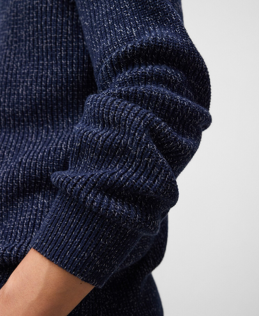 pull homme en coton biologique chiné