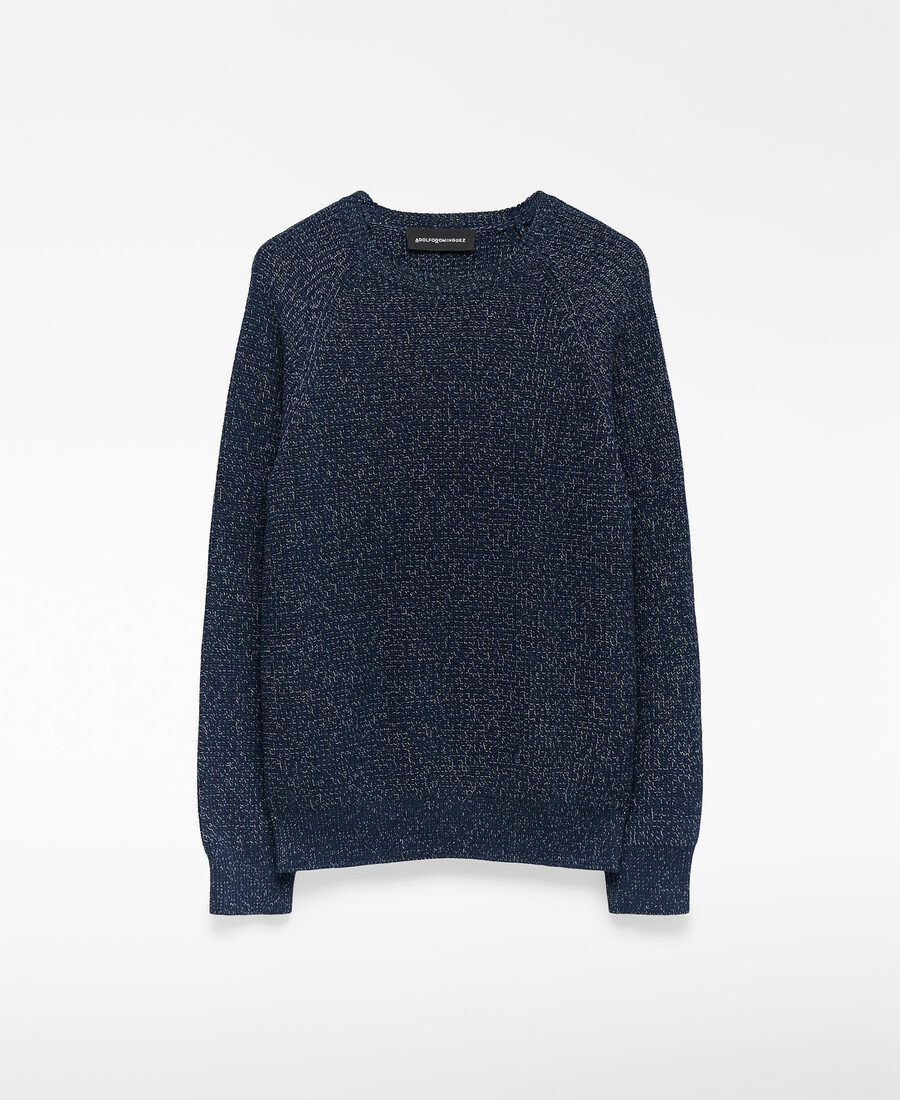 pull homme en coton biologique chiné