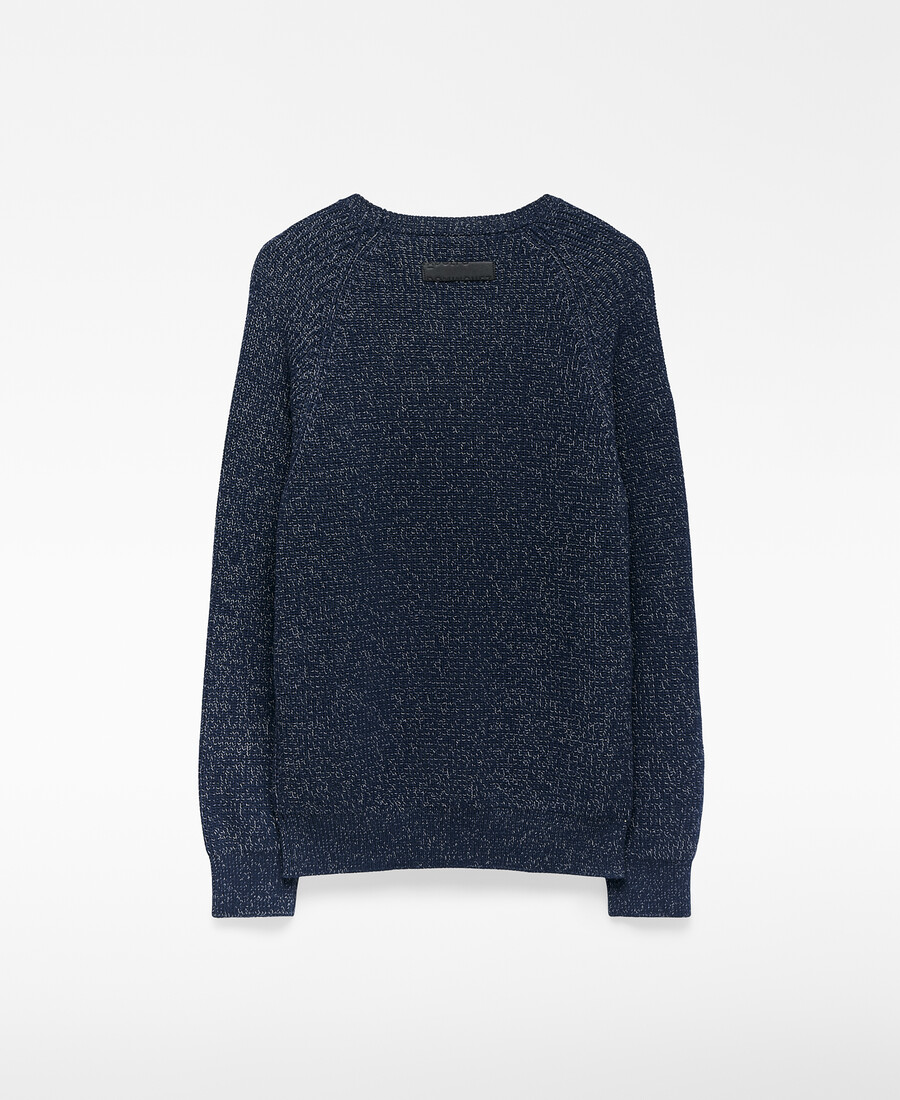 pull homme en coton biologique chiné