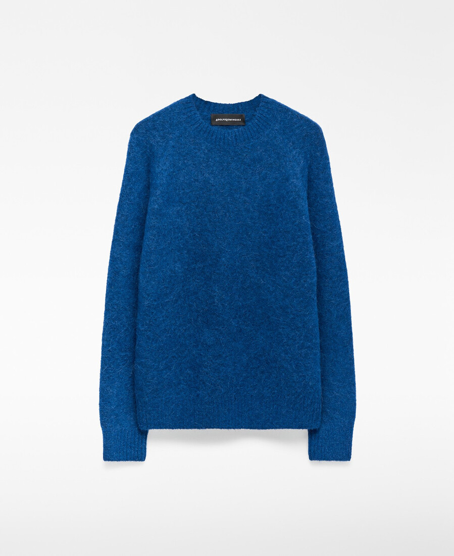 pull homme à col rond en maille