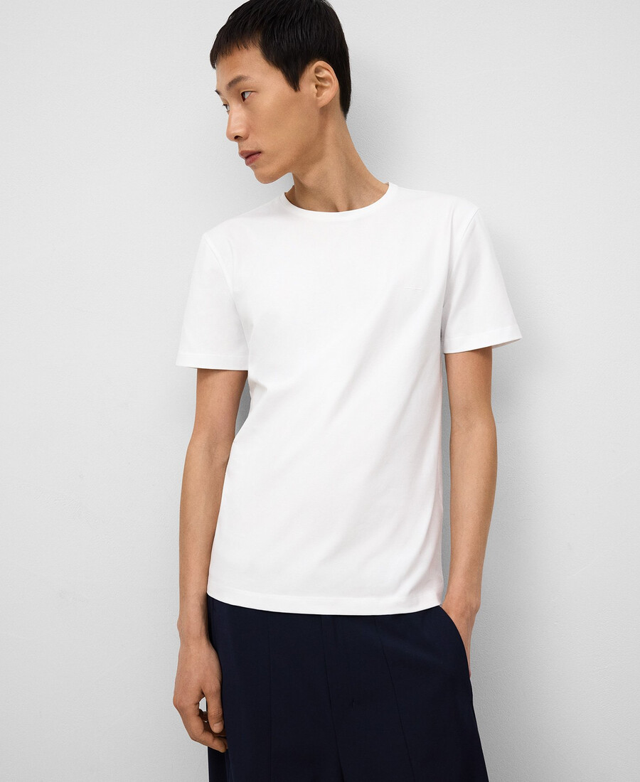 t-shirt homme en coton bio coupe slim