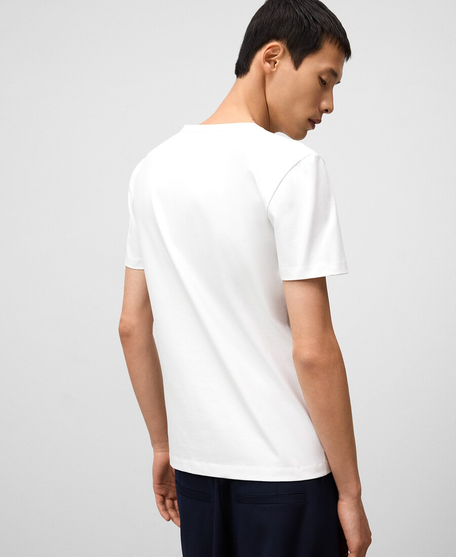 t-shirt homme en coton bio coupe slim