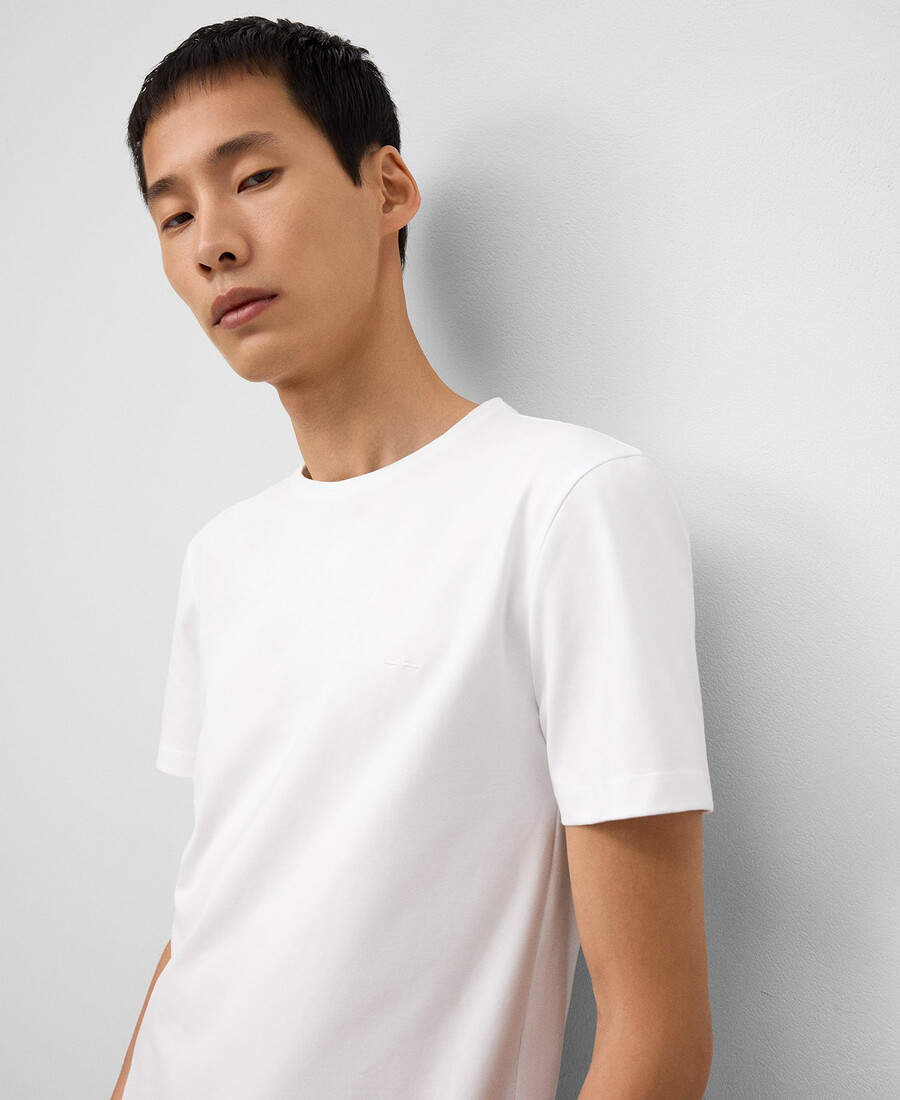t-shirt homme en coton bio coupe slim