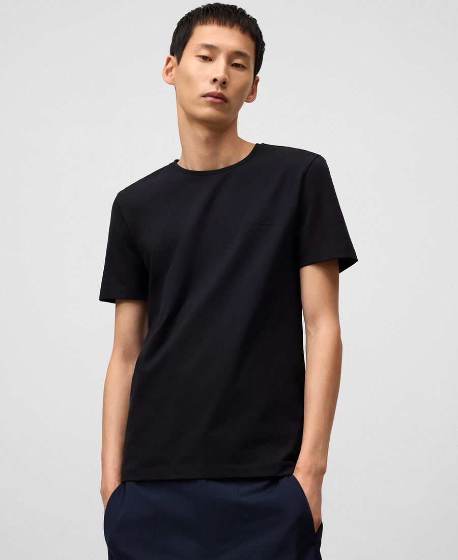 t-shirt homme en coton bio coupe slim