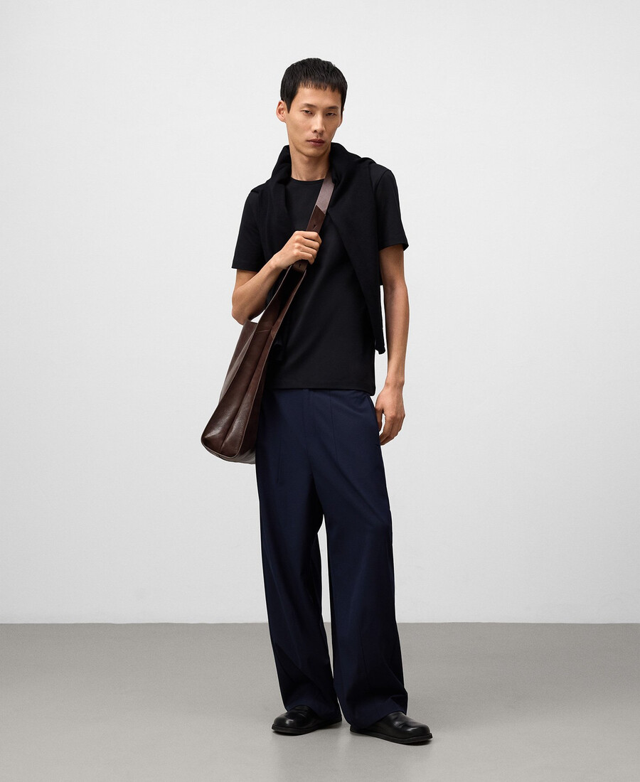 t-shirt homme en coton bio coupe slim
