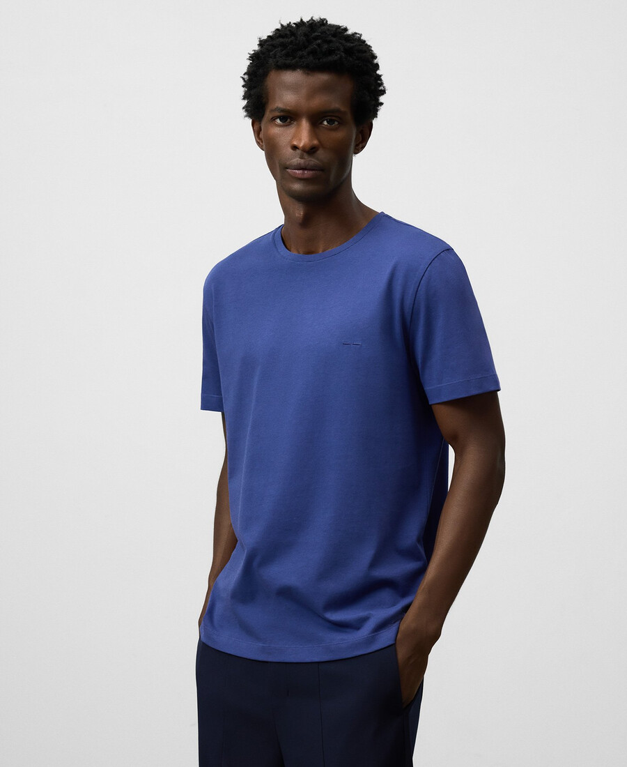 t-shirt homme en coton bio coupe classique