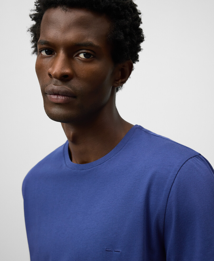 t-shirt homme en coton bio coupe classique