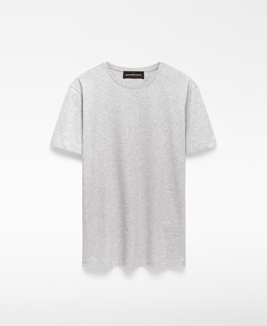 t-shirt homme en coton bio coupe classique