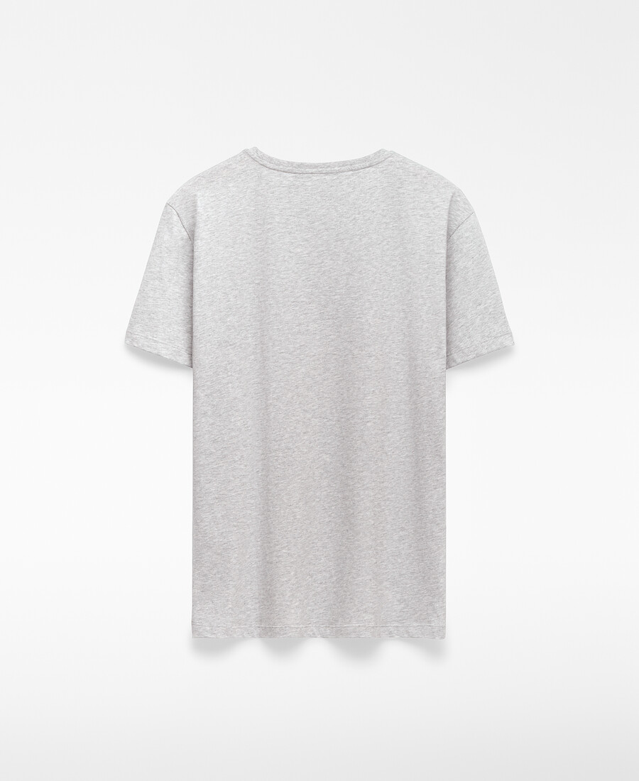 t-shirt homme en coton bio coupe classique