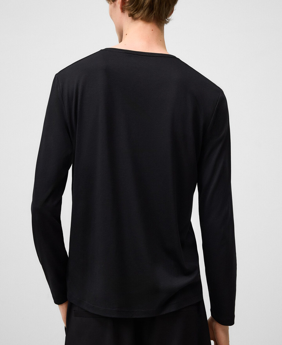t-shirt homme à manches longues coupe classique