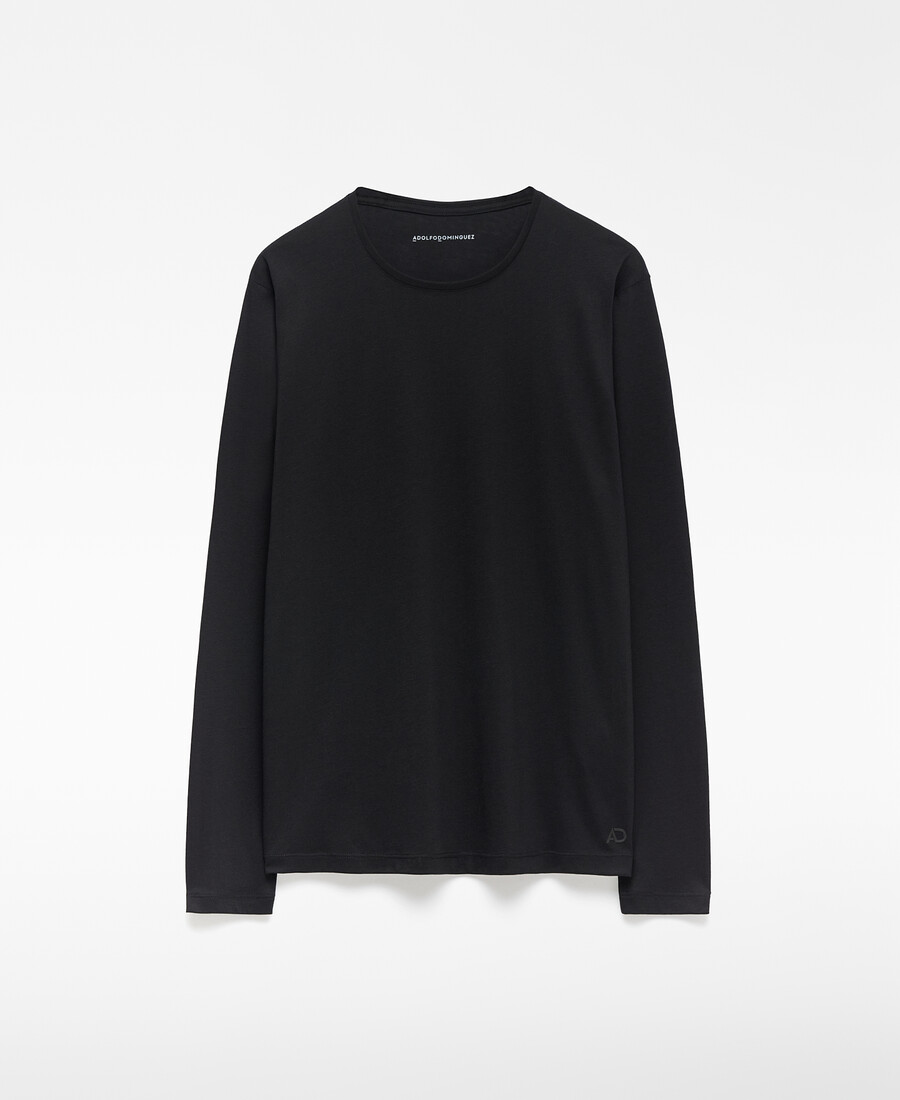 t-shirt homme à manches longues coupe classique