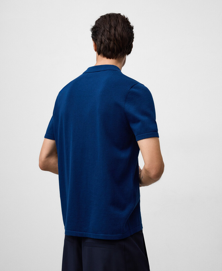 polo homme coupe classique en chiné