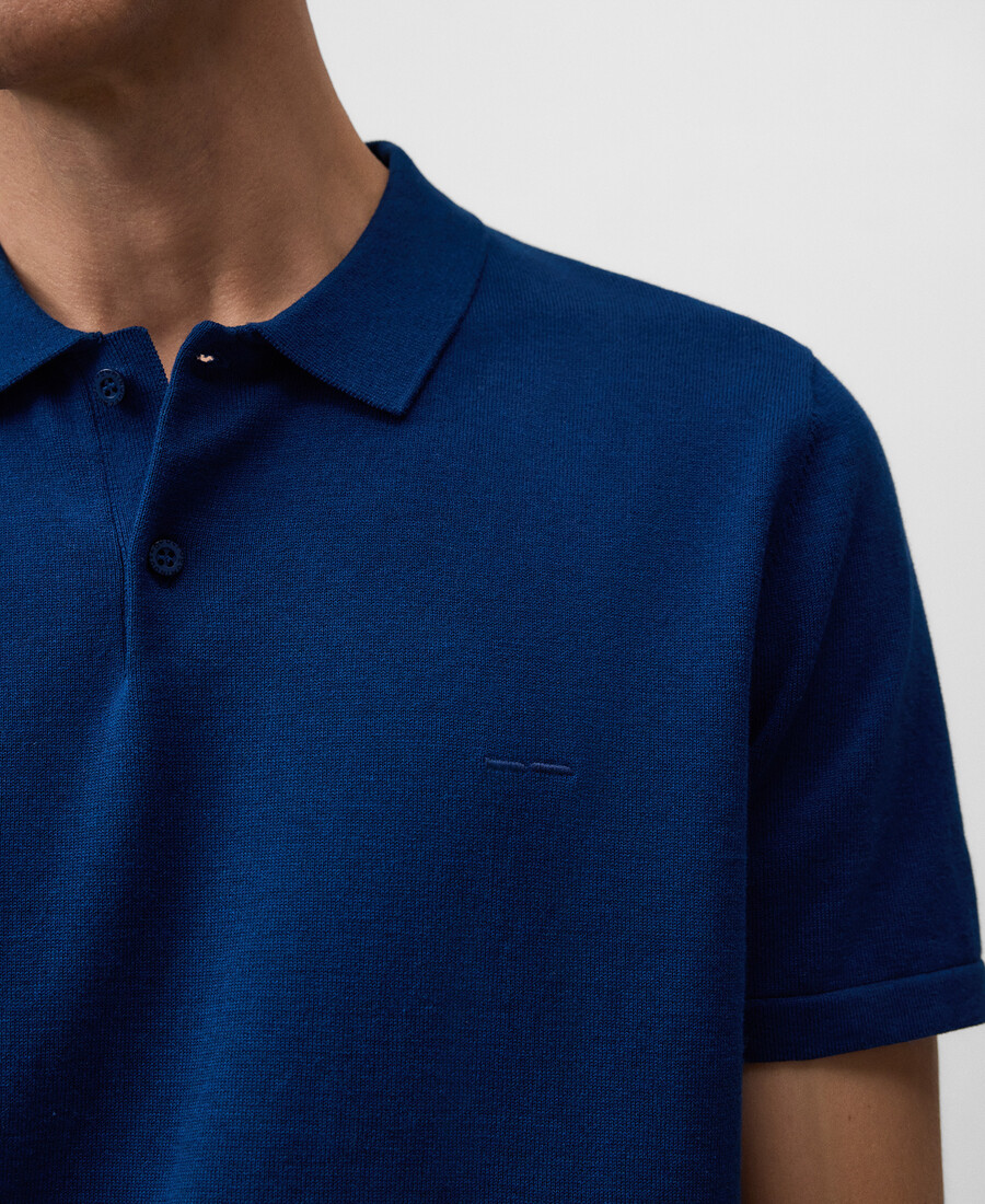polo homme coupe classique en chiné