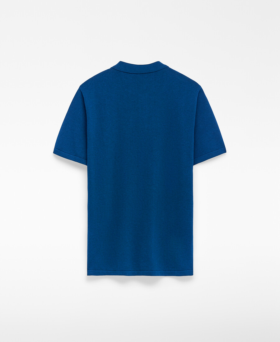 polo homme coupe classique en chiné