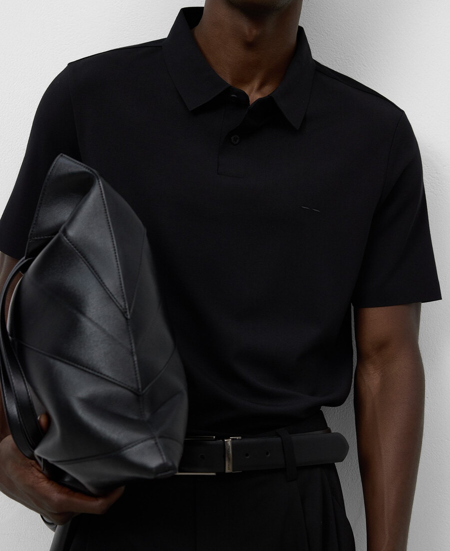 polo homme à manches courtes coupe classique