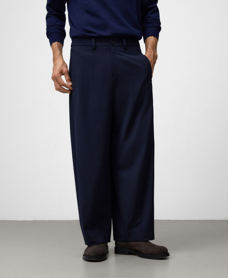 pantalon coupe tonneau homme