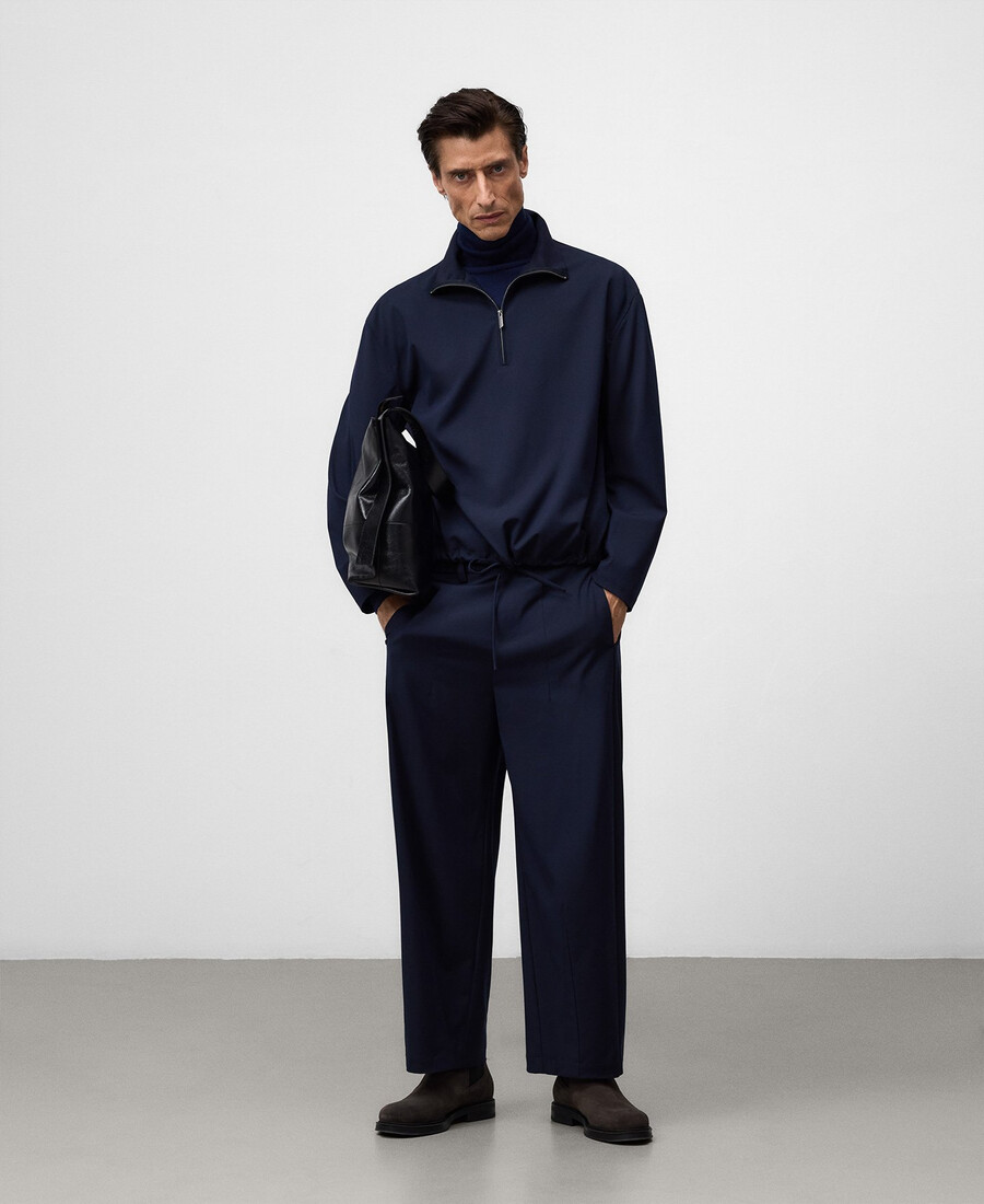 pantalon coupe tonneau homme