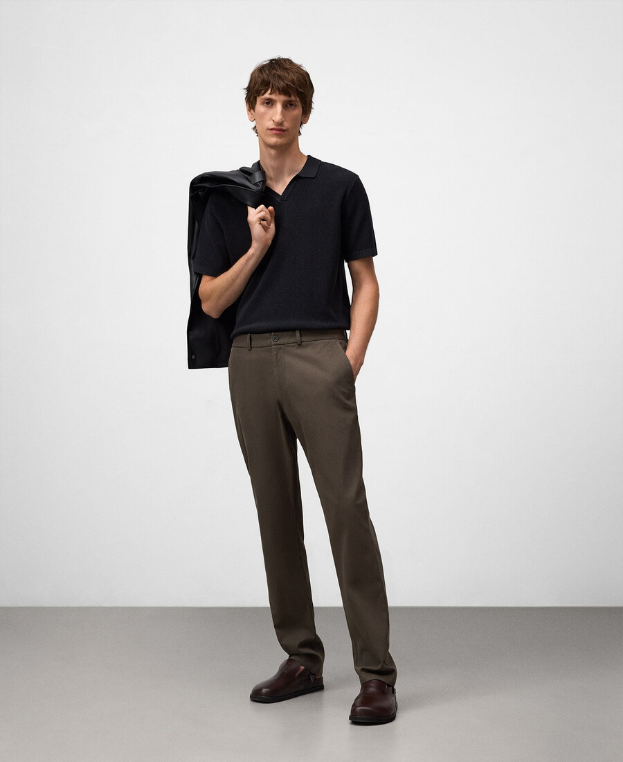 pantalon chino coupe classique pour homme
